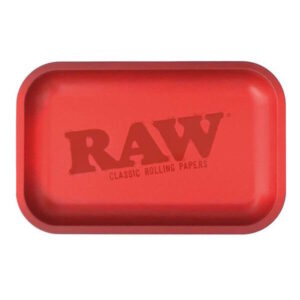 Raw pladenj ‘Red Matte’ Metal Tray