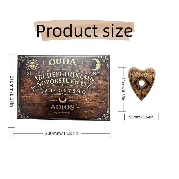 Lesena Podlaga Ouija 2 pcs - slika 3