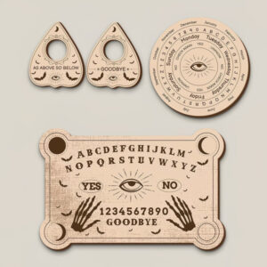 Lesena Podlaga Ouija 4 pcs