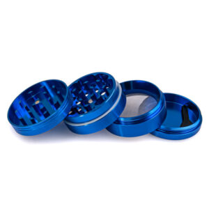 Mlinček Aluminium Grinder 'Blue' 4-part 50mm - slika 2