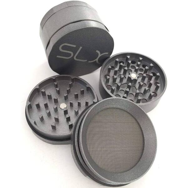 Mlinček SLX Aluminium Non Sticky Grinder 4-part 50mm Silver - slika 4