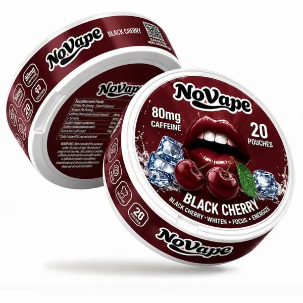 Coffeine NoVape Black Cherry Pouch